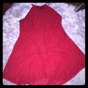 Red Halter Dress